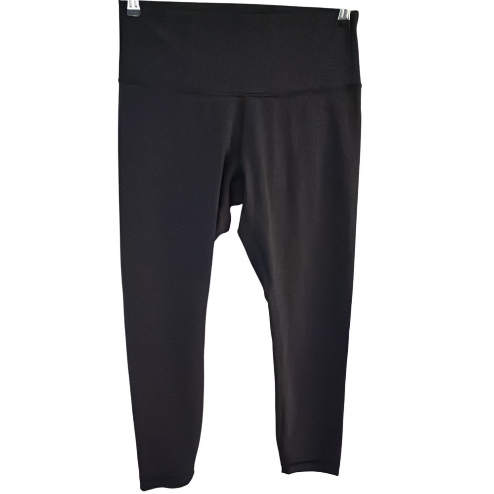 Lululemon Athletica Black High Rise 25 Inseam Leggings Womens Size 10 No Pockets